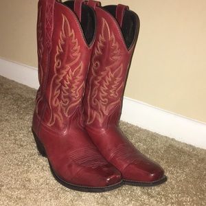 Red Cowboy boots